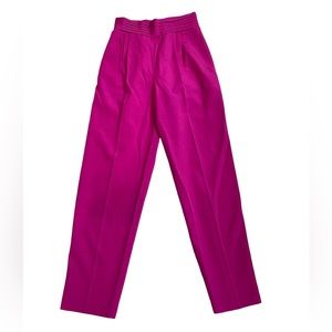 Vintage Bright Fuchsia Pants High Rise XS